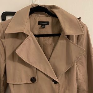 Halogen Khaki Trenchcoat with removable hood size L